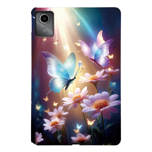 For Lenovo Tab M11 TB-330FC  /  Xiaoxin Pad 11 2024 TB-331FC Case Pattern Printing Slim Soft TPU Tablet Cover - Butterfly Floral