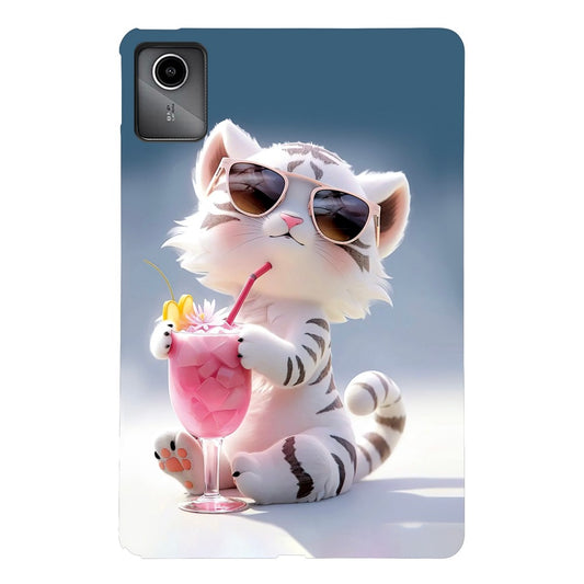 For Lenovo Tab M11 TB-330FC  /  Xiaoxin Pad 11 2024 TB-331FC Case Pattern Printing Slim Soft TPU Tablet Cover - Cartoon Tiger