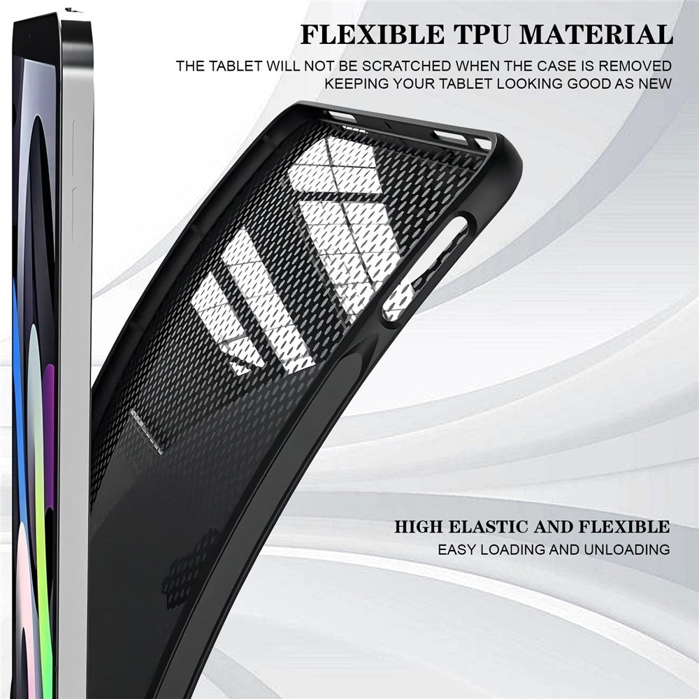 For Lenovo Tab M11 TB-330FC  /  Xiaoxin Pad 11 2024 TB-331FC Case Pattern Printing Slim Soft TPU Tablet Cover - Jade Flower