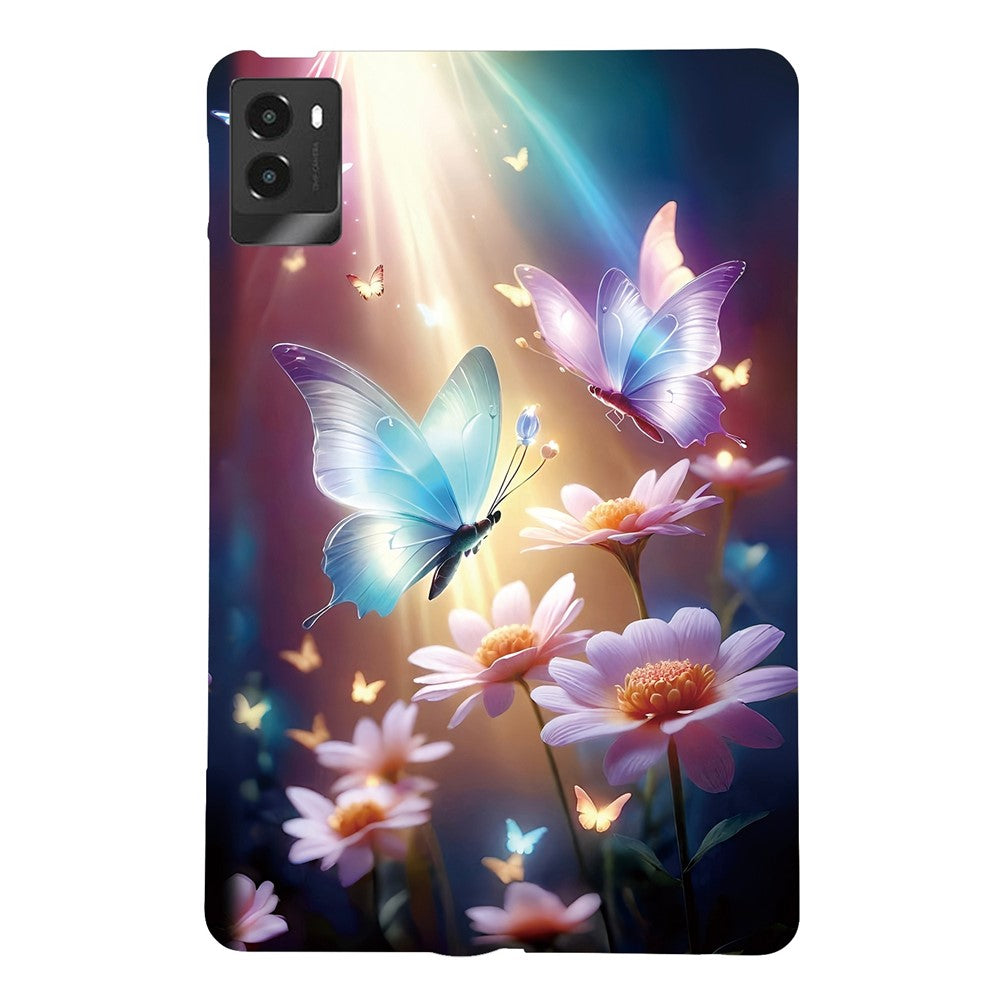 For Lenovo Legion Y700 (2025) Case Pattern Printing Slim Soft TPU Tablet Cover - Butterfly Floral