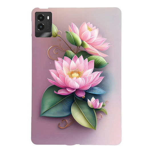 For Lenovo Legion Y700 (2025) Case Pattern Printing Slim Soft TPU Tablet Cover - Lotus