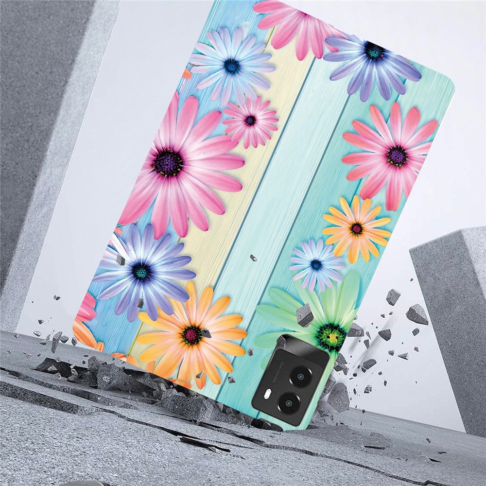 For Lenovo Legion Y700 (2025) Case Pattern Printing Slim Soft TPU Tablet Cover - Sunflower