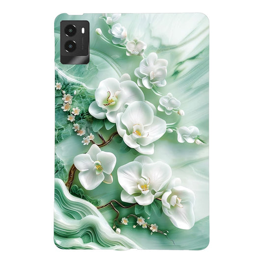For Lenovo Legion Y700 (2025) Case Pattern Printing Slim Soft TPU Tablet Cover - Jade Flower