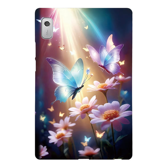 For Lenovo Tab M9 Case Pattern Printing Slim Soft TPU Tablet Cover - Butterfly Floral