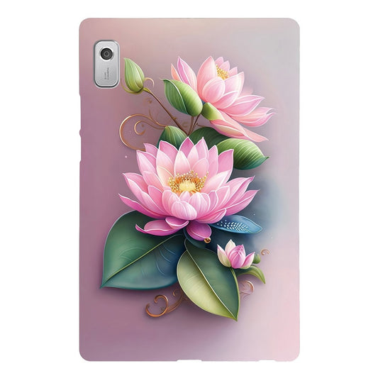 For Lenovo Tab M9 Case Pattern Printing Slim Soft TPU Tablet Cover - Lotus