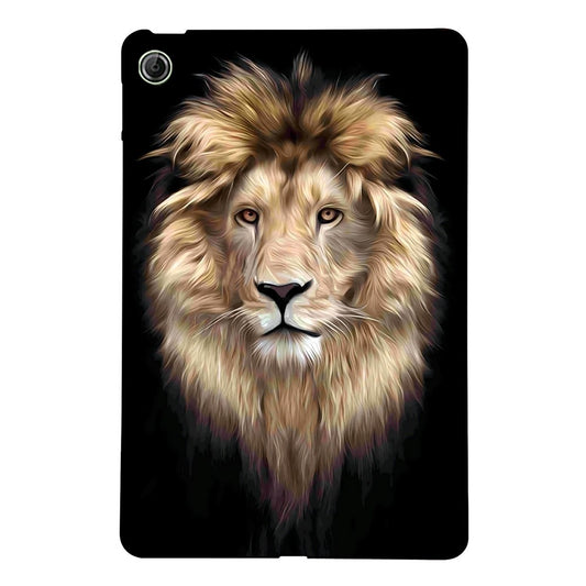 For Lenovo Tab K9 TPU Case Pattern Printing Slim Tablet Protective Cover - Lion