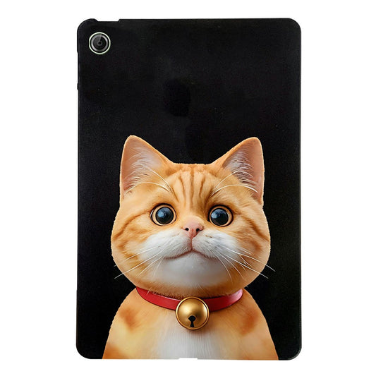 For Lenovo Tab K9 Case Pattern Printing Slim TPU Tablet Protective Cover - Shorthair Cat