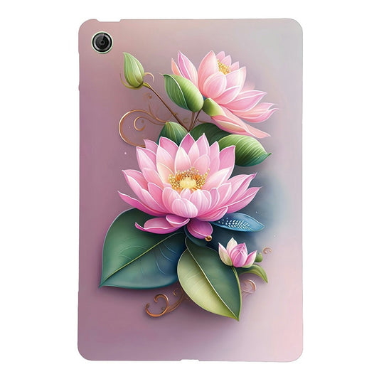 For Lenovo Tab K9 Case Pattern Printing Slim Soft TPU Tablet Cover - Lotus