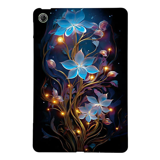 For Lenovo Tab K9 Case Pattern Printing Slim Soft TPU Tablet Cover - Small Lantern Flower