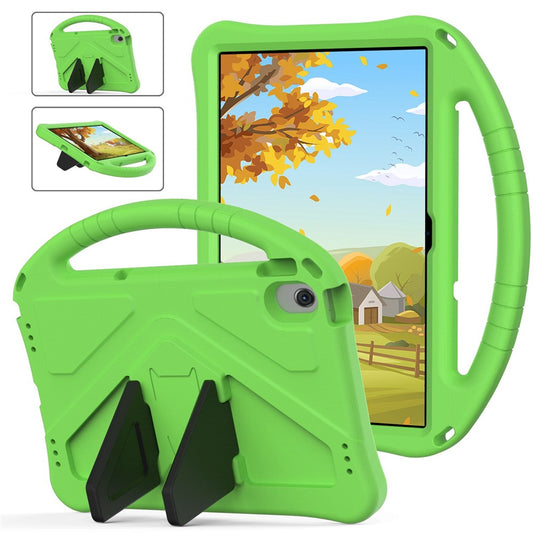For Lenovo Tab M10 Plus (3rd Gen) / Xiaoxin Pad 2022 10.6 inch Anti-scratch EVA Tablet Case with Kickstand Design and Handle - Green