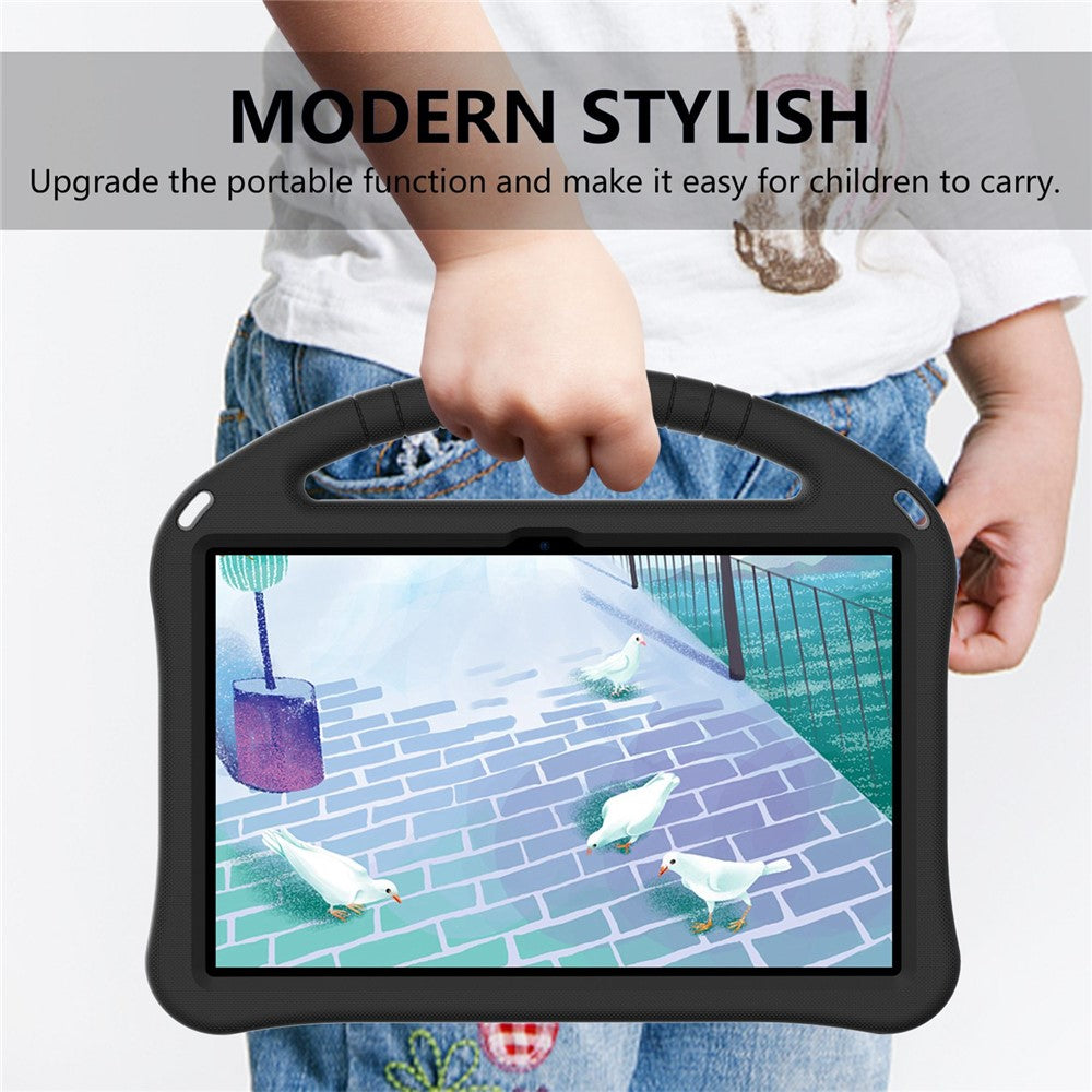 For Lenovo Tab M10 Plus (3rd Gen) / Xiaoxin Pad 2022 10.6 inch Anti-scratch EVA Tablet Case with Kickstand Design and Handle - Black