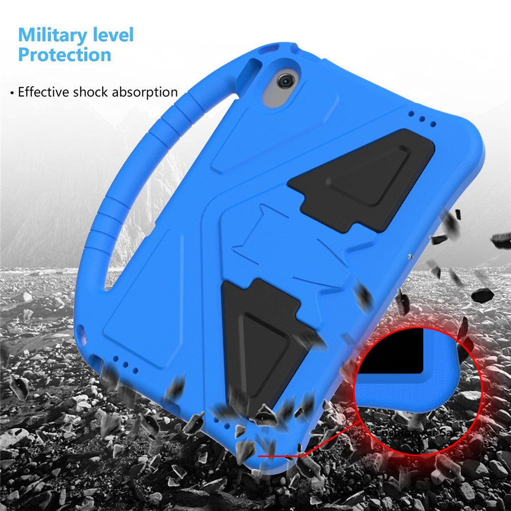 For Lenovo Tab M10 Plus (3rd Gen) / Xiaoxin Pad 2022 10.6 inch Anti-scratch EVA Tablet Case with Kickstand Design and Handle - Blue