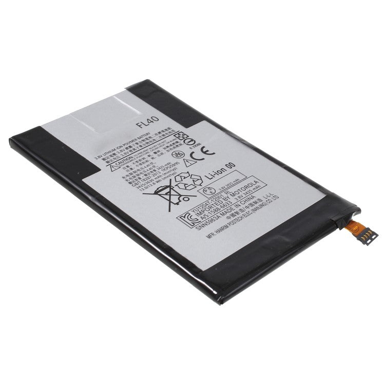 For Motorola Moto X Play 3.80V 3425mAh Li-Polymer Battery Replacement Part (Encode: FL40) (without Logo)