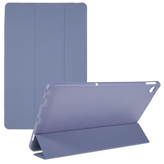 For Lenovo Tab M10 Plus (3rd Gen) / Xiaoxin Pad 2022 10.6 inch Folio Flip Full Protection Leather Tablet Case Inner Honeycomb Design Anti-scratch Cover with Tri-fold Stand - Purple