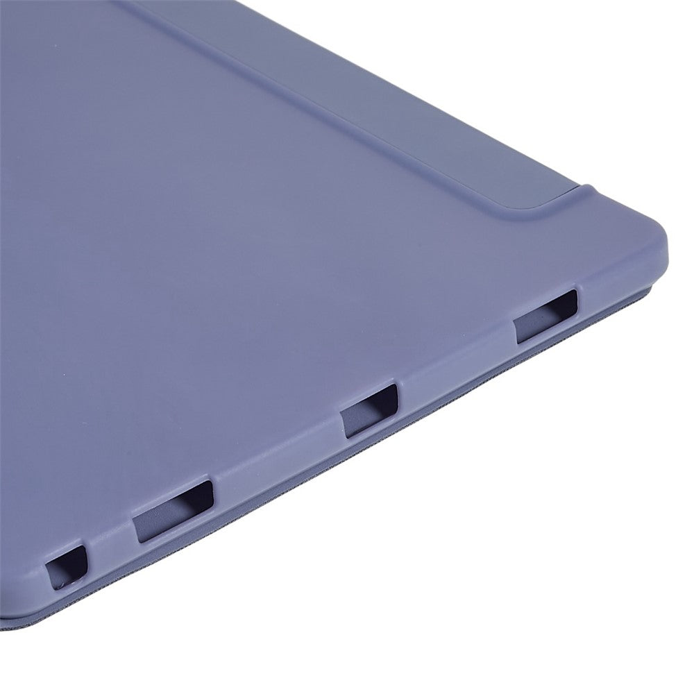 For Lenovo Tab M10 Plus (3rd Gen) / Xiaoxin Pad 2022 10.6 inch Folio Flip Full Protection Leather Tablet Case Inner Honeycomb Design Anti-scratch Cover with Tri-fold Stand - Purple