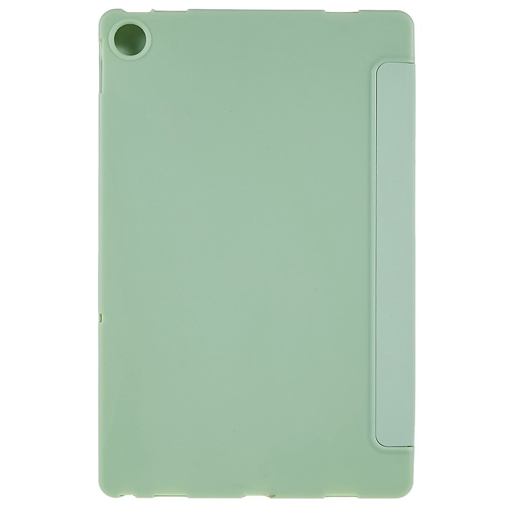 For Lenovo Tab M10 Plus (3rd Gen) / Xiaoxin Pad 2022 10.6 inch Folio Flip Full Protection Leather Tablet Case Inner Honeycomb Design Anti-scratch Cover with Tri-fold Stand - Light Green