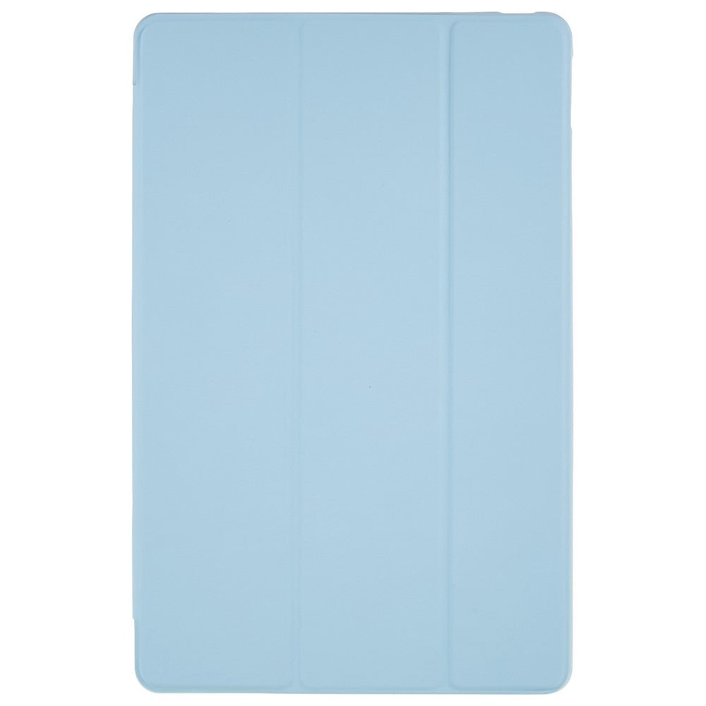 For Lenovo Tab M10 Plus (3rd Gen) / Xiaoxin Pad 2022 10.6 inch Folio Flip Full Protection Leather Tablet Case Inner Honeycomb Design Anti-scratch Cover with Tri-fold Stand - Baby Blue