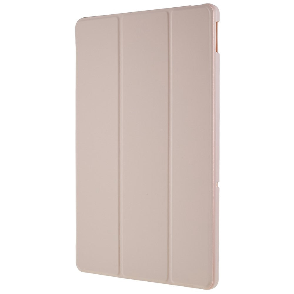 For Lenovo Tab M10 Plus (3rd Gen) / Xiaoxin Pad 2022 10.6 inch Folio Flip Full Protection Leather Tablet Case Inner Honeycomb Design Anti-scratch Cover with Tri-fold Stand - Pink