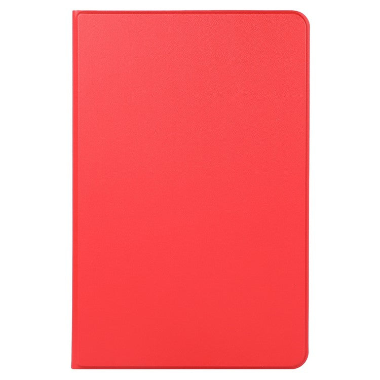 For Honor Pad 8 12-inch PU Leather Cover Folio Foldable Stand Shockproof Protective Case - Red