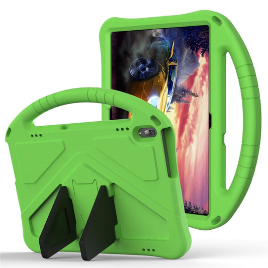For Lenovo Tab M10 TB-X605F / X505F EVA Tablet Case Drop-proof Kickstand Protective Cover with Handle Grip - Green