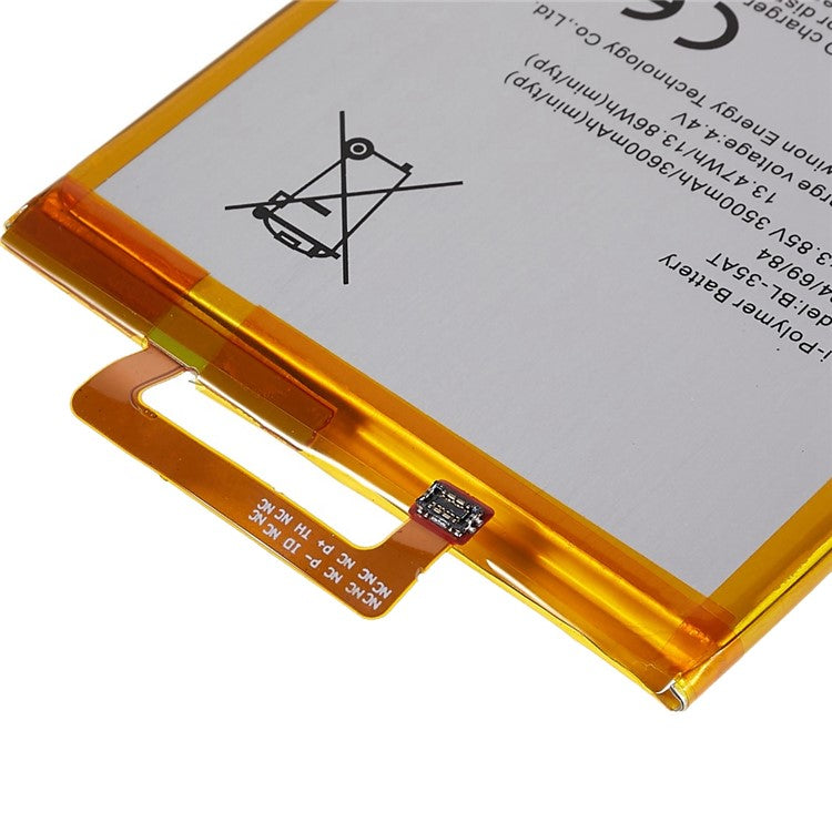 For Tecno Phantom 8 3.85V 3500mAh Li-Polymer Battery Replacement Part (Encode: BL-35AT) (without Logo)