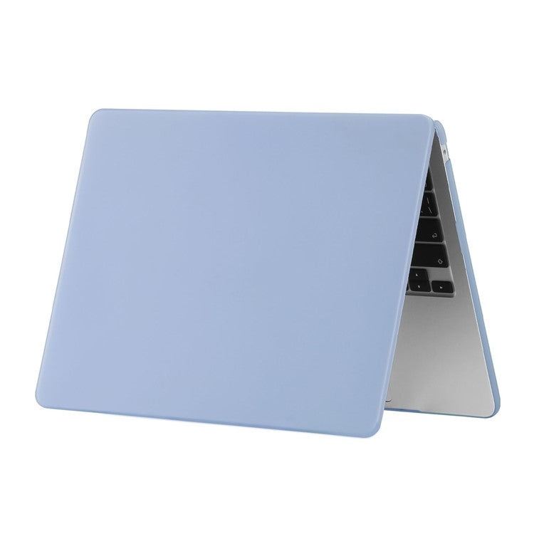 For MacBook Air 13 inch (2025) / (2024) A3113 M3 / (2022) A2681 Matte Finish Protective Laptop Cover Hard PC Notebook Case - Grey Blue