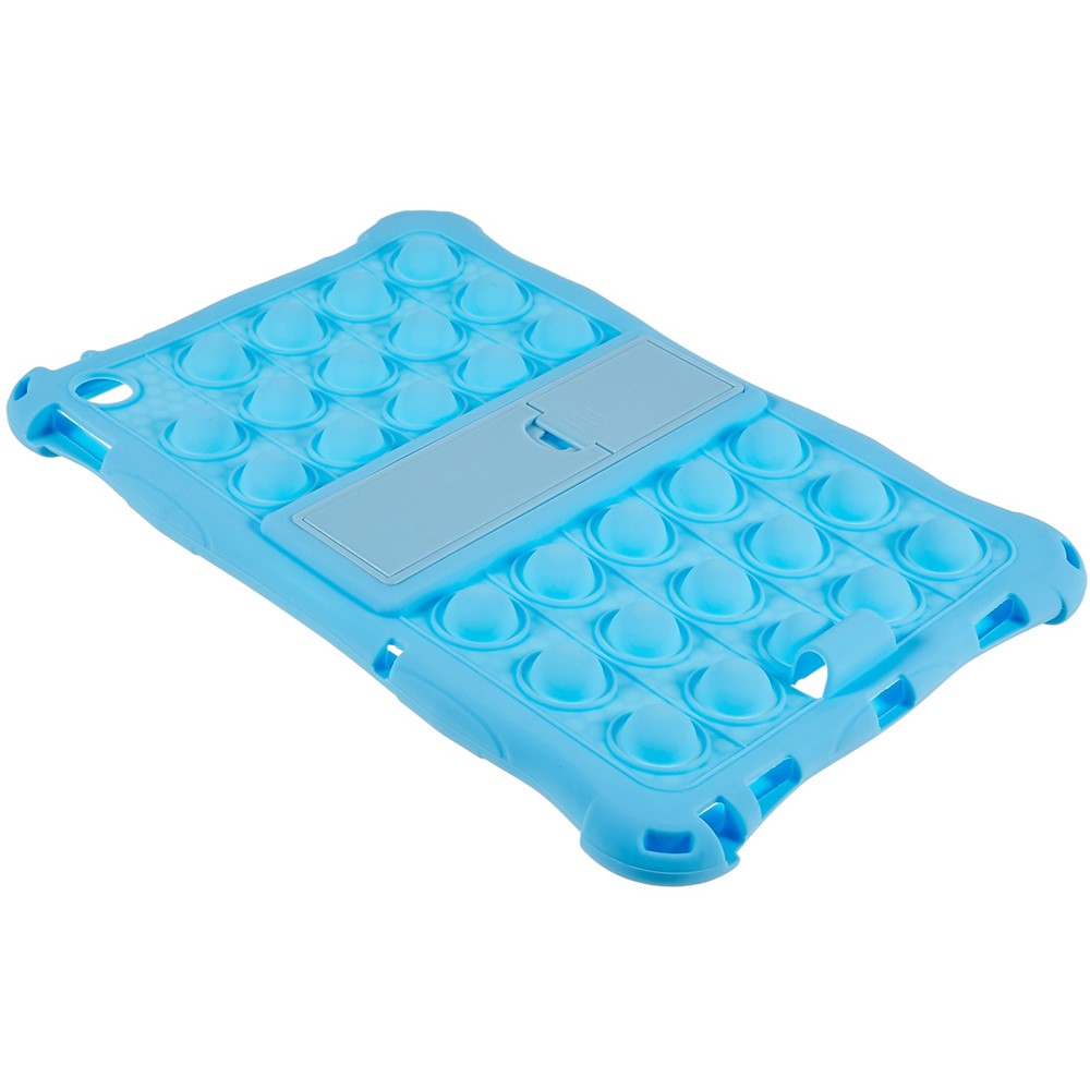 For Lenovo Tab M10 (Gen 3) TB-328FU / TB-328XU Pop Fidget Toy Bubble Tablet Case Shockproof Silicone Case PC Kickstand Protective Cover - Baby Blue