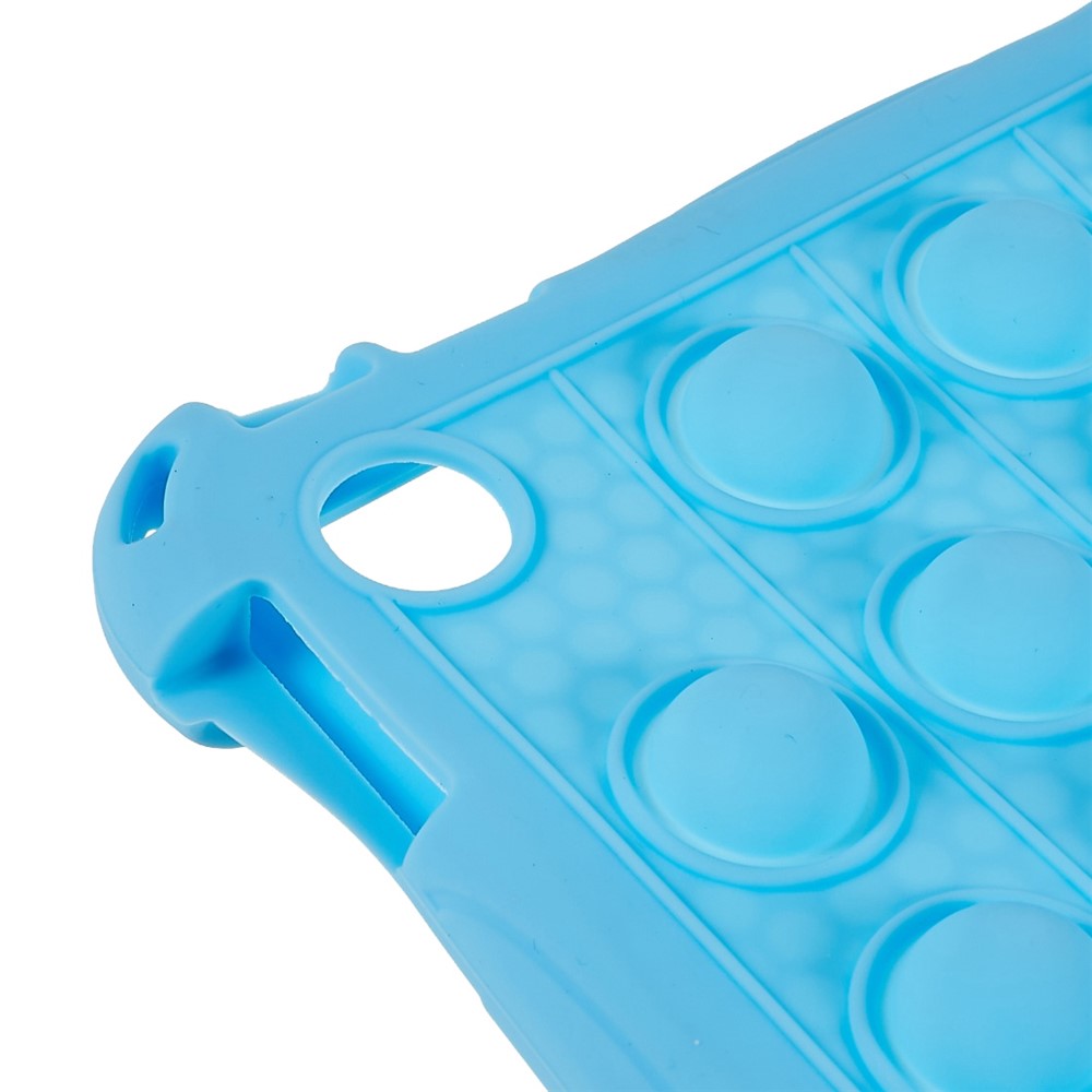 For Lenovo Tab M10 (Gen 3) TB-328FU / TB-328XU Pop Fidget Toy Bubble Tablet Case Shockproof Silicone Case PC Kickstand Protective Cover - Baby Blue