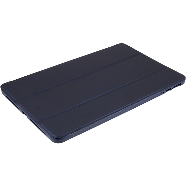 For Honor Pad 8 Protective Case Anti-drop PU Leather Cover with Tri-fold Stand Inner Honeycomb Heat Dissipation TPU Tablet Case - Dark Blue