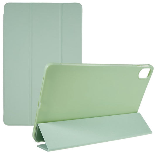 For Honor Pad 8 Protective Case Anti-drop PU Leather Cover with Tri-fold Stand Inner Honeycomb Heat Dissipation TPU Tablet Case - Light Green