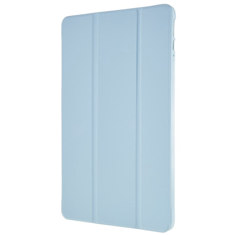 For Honor Pad 8 Protective Case Anti-drop PU Leather Cover with Tri-fold Stand Inner Honeycomb Heat Dissipation TPU Tablet Case - Baby Blue