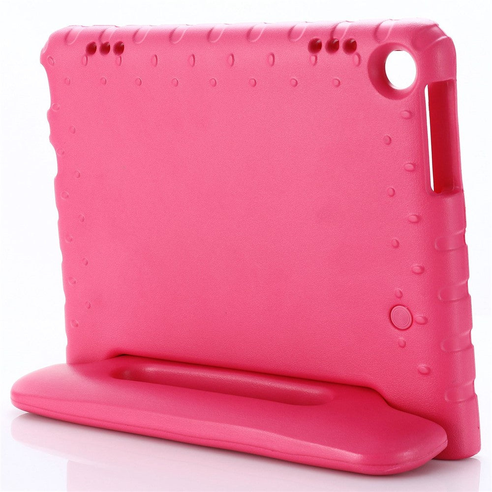 For Lenovo Tab M10 (Gen 3) TB-328FU/TB-328XU Handle Kickstand Protective Case EVA Tablet Cover - Rose