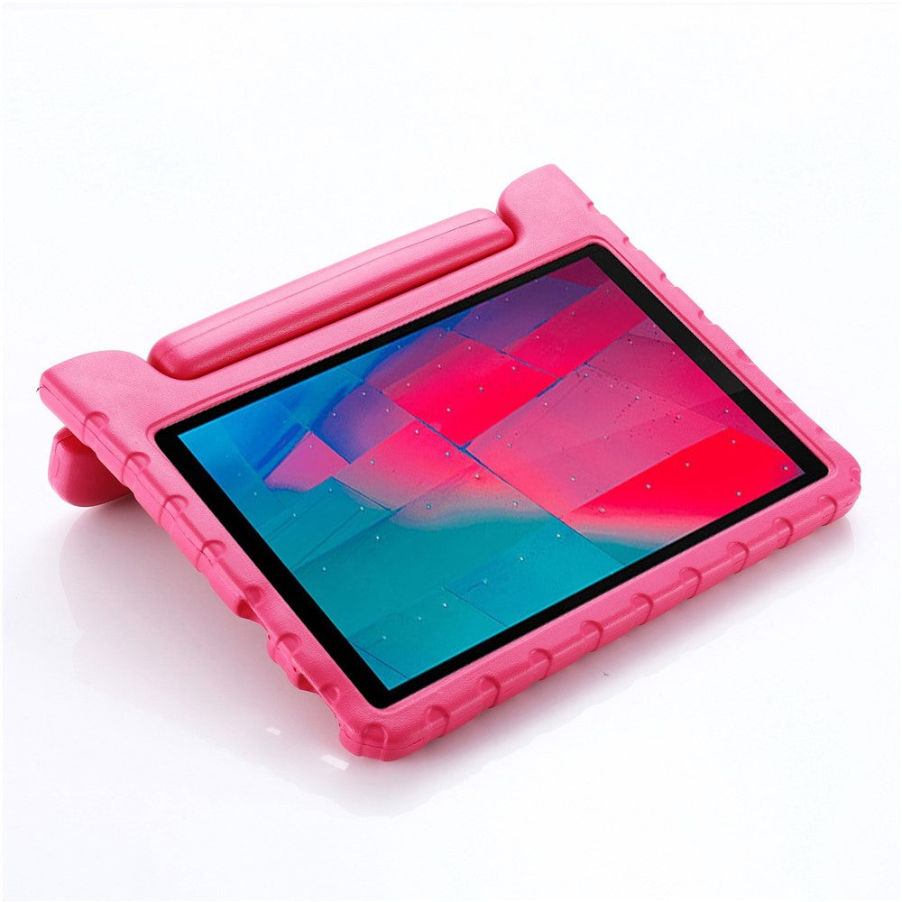 For Lenovo Tab M10 (Gen 3) TB-328FU/TB-328XU Handle Kickstand Protective Case EVA Tablet Cover - Rose