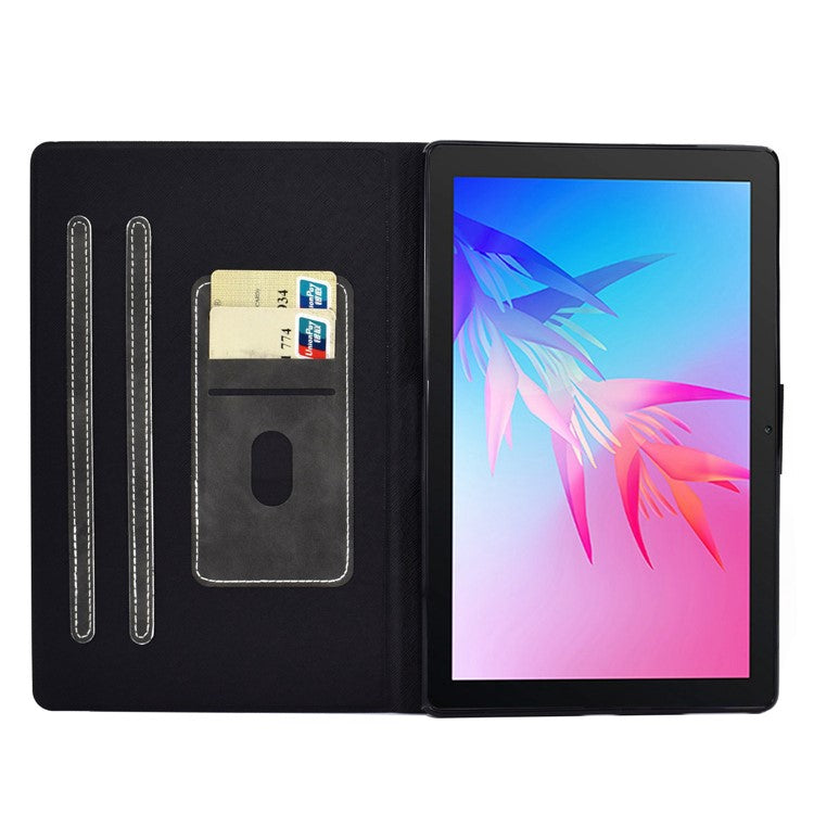 For Huawei Enjoy Tablet 2 / MatePad T 10 9.7 inch / T 10S 10.1 inch / Honor Pad 6 10.1-inch / Pad X6 9.7 inch Tablet Case Solid Color PU Leather Folio Flip Stand Card Slots Magnetic Cover - Grey