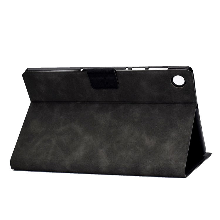 For Huawei Enjoy Tablet 2 / MatePad T 10 9.7 inch / T 10S 10.1 inch / Honor Pad 6 10.1-inch / Pad X6 9.7 inch Tablet Case Solid Color PU Leather Folio Flip Stand Card Slots Magnetic Cover - Grey
