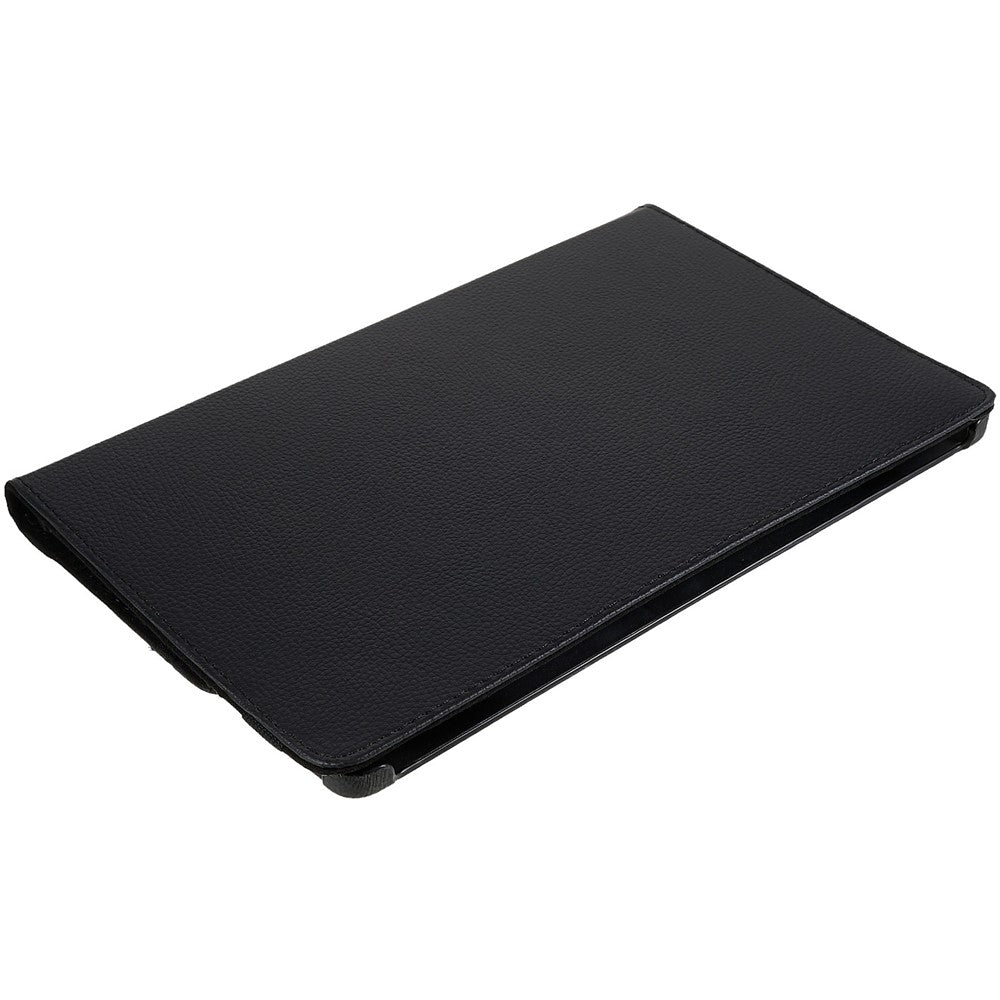Shockproof Case for Lenovo Tab P11 Pro Gen 2, 360 Degree Rotating Stand Tablet Protector PU Leather + PC Cover Shell - Black