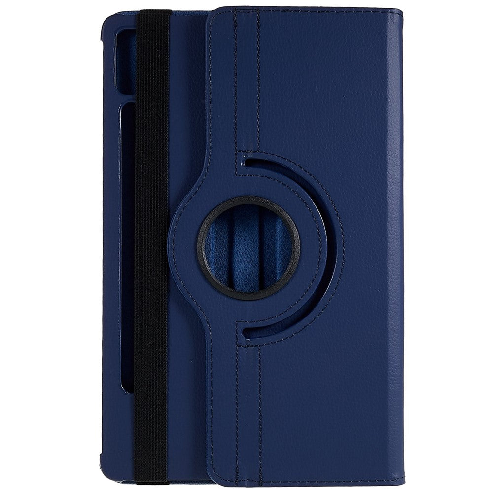 Shockproof Case for Lenovo Tab P11 Pro Gen 2, 360 Degree Rotating Stand Tablet Protector PU Leather + PC Cover Shell - Blue