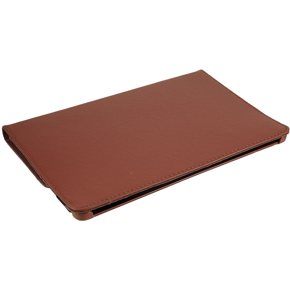 Shockproof Case for Lenovo Tab P11 Pro Gen 2, 360 Degree Rotating Stand Tablet Protector PU Leather + PC Cover Shell - Brown