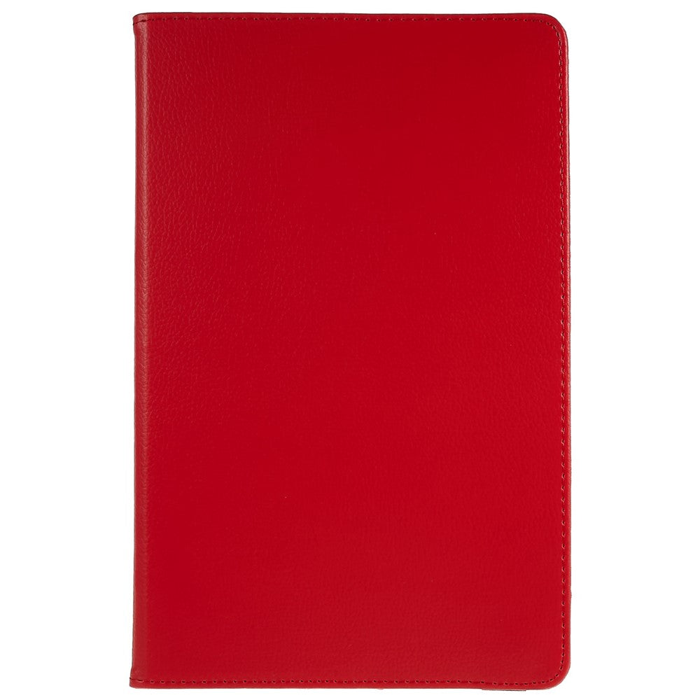 Shockproof Case for Lenovo Tab P11 Pro Gen 2, 360 Degree Rotating Stand Tablet Protector PU Leather + PC Cover Shell - Red