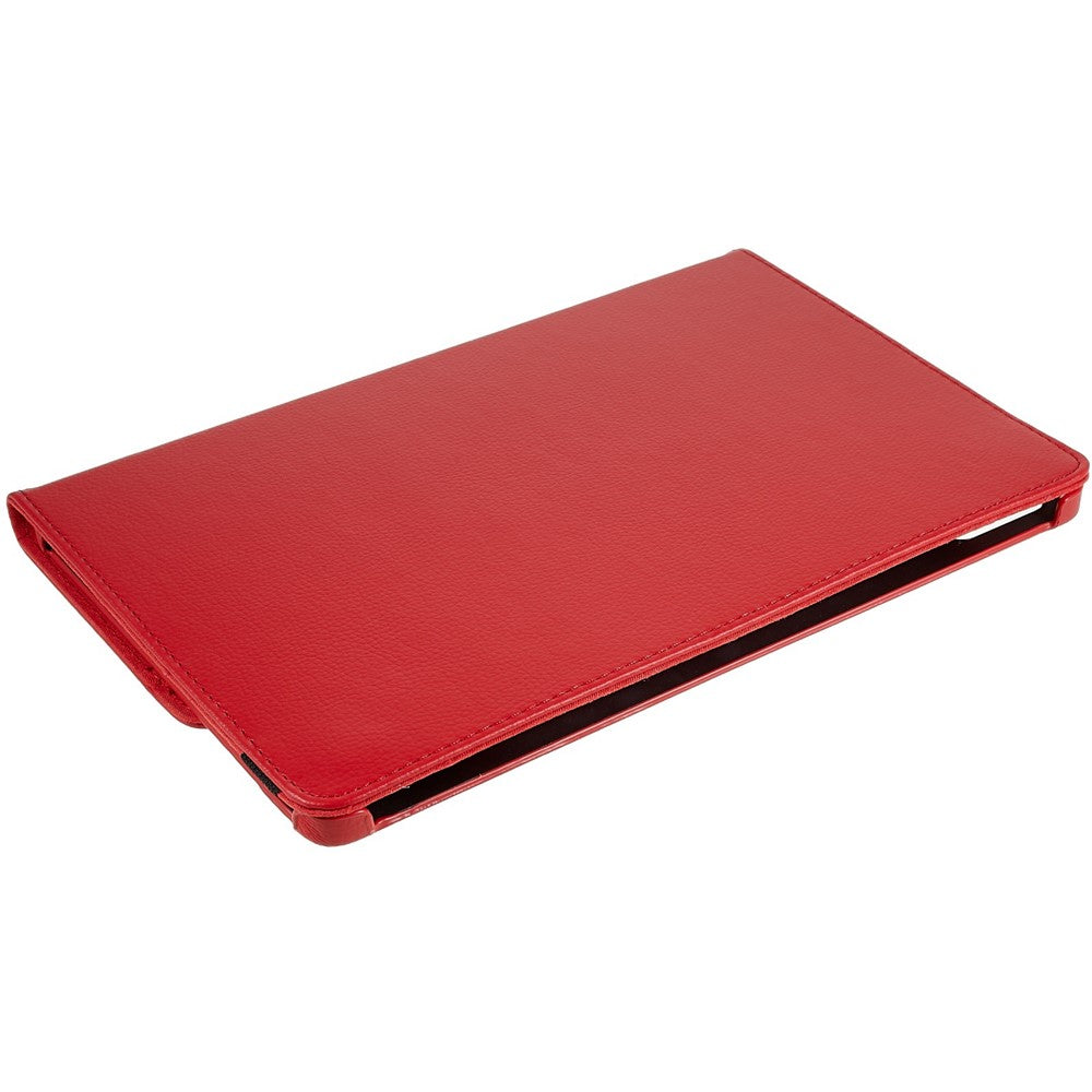 Shockproof Case for Lenovo Tab P11 Pro Gen 2, 360 Degree Rotating Stand Tablet Protector PU Leather + PC Cover Shell - Red