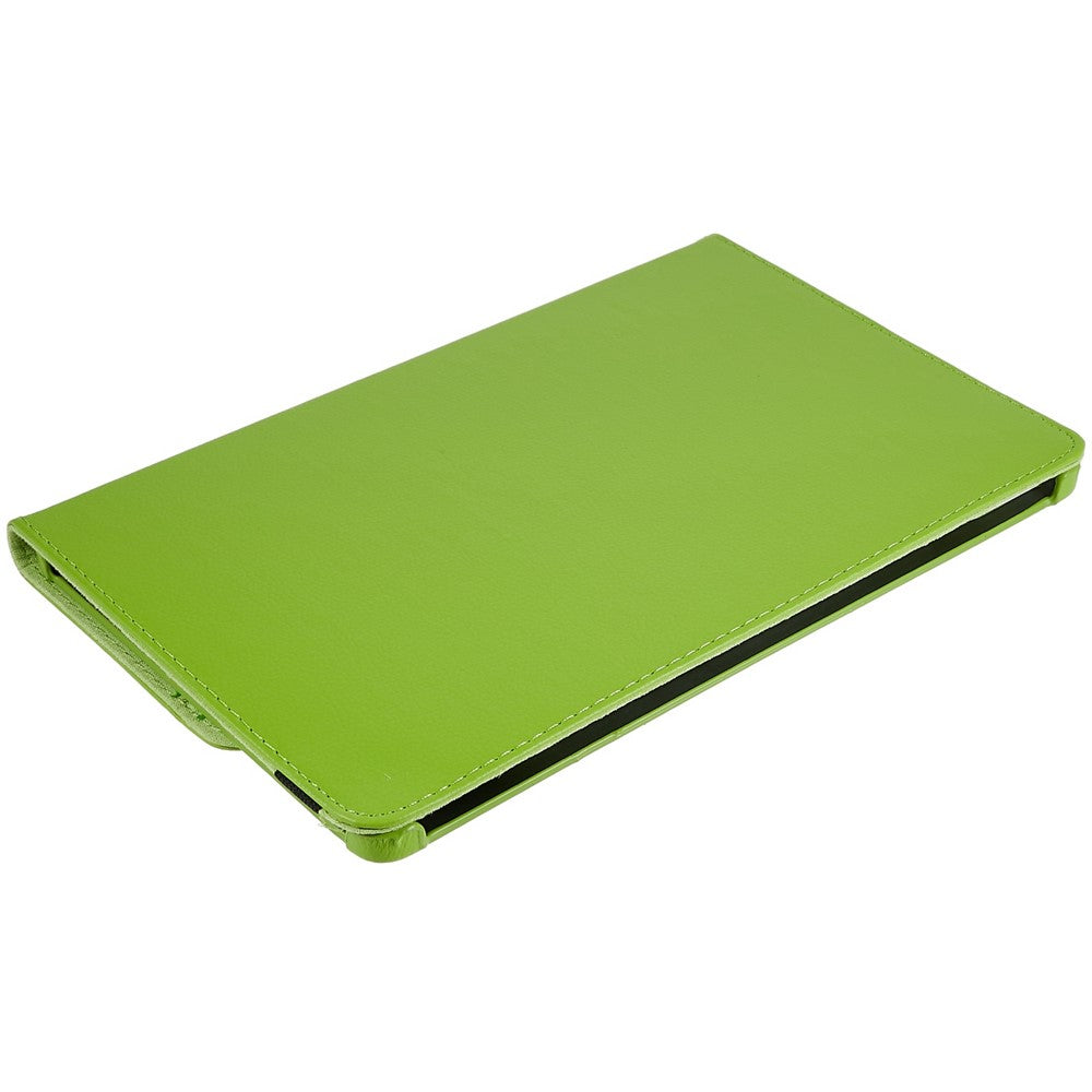 Shockproof Case for Lenovo Tab P11 Pro Gen 2, 360 Degree Rotating Stand Tablet Protector PU Leather + PC Cover Shell - Green