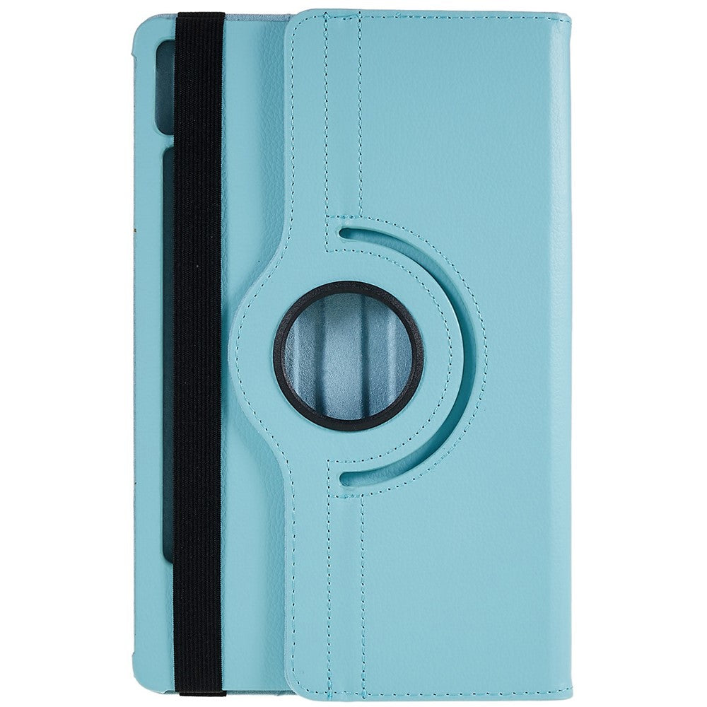 Shockproof Case for Lenovo Tab P11 Pro Gen 2, 360 Degree Rotating Stand Tablet Protector PU Leather + PC Cover Shell - Baby Blue
