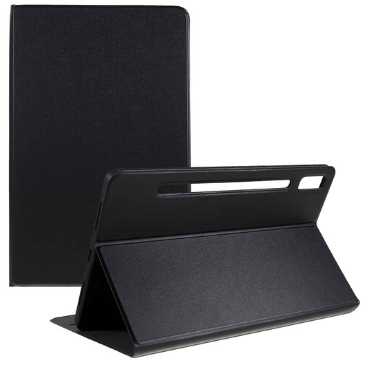 PU Leather Drop-proof Case for Lenovo Pad Pro 2022 11", Adjustable Stand Anti-Scratch Tablet Protective Cover - Black
