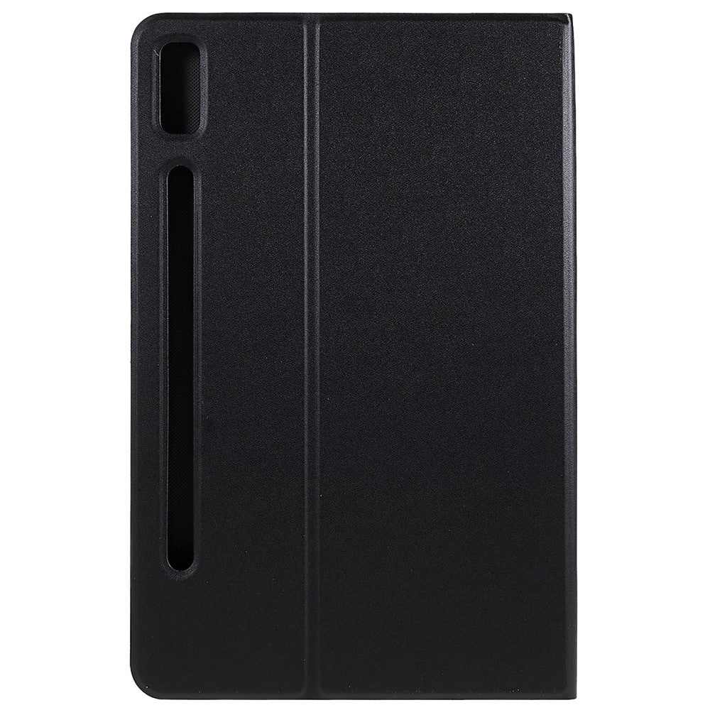 PU Leather Drop-proof Case for Lenovo Pad Pro 2022 11", Adjustable Stand Anti-Scratch Tablet Protective Cover - Black