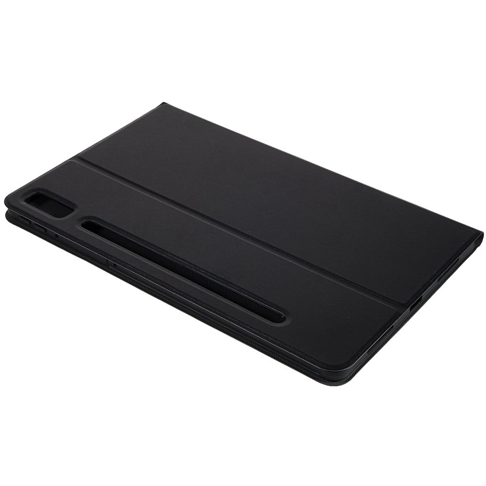 PU Leather Drop-proof Case for Lenovo Pad Pro 2022 11", Adjustable Stand Anti-Scratch Tablet Protective Cover - Black