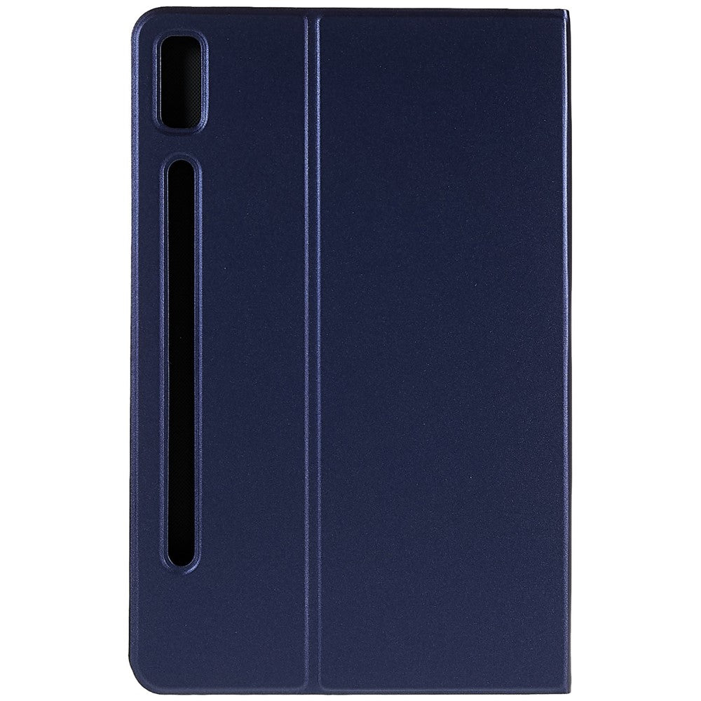 PU Leather Drop-proof Case for Lenovo Pad Pro 2022 11", Adjustable Stand Anti-Scratch Tablet Protective Cover - Blue