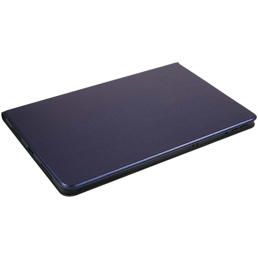 PU Leather Drop-proof Case for Lenovo Pad Pro 2022 11", Adjustable Stand Anti-Scratch Tablet Protective Cover - Blue