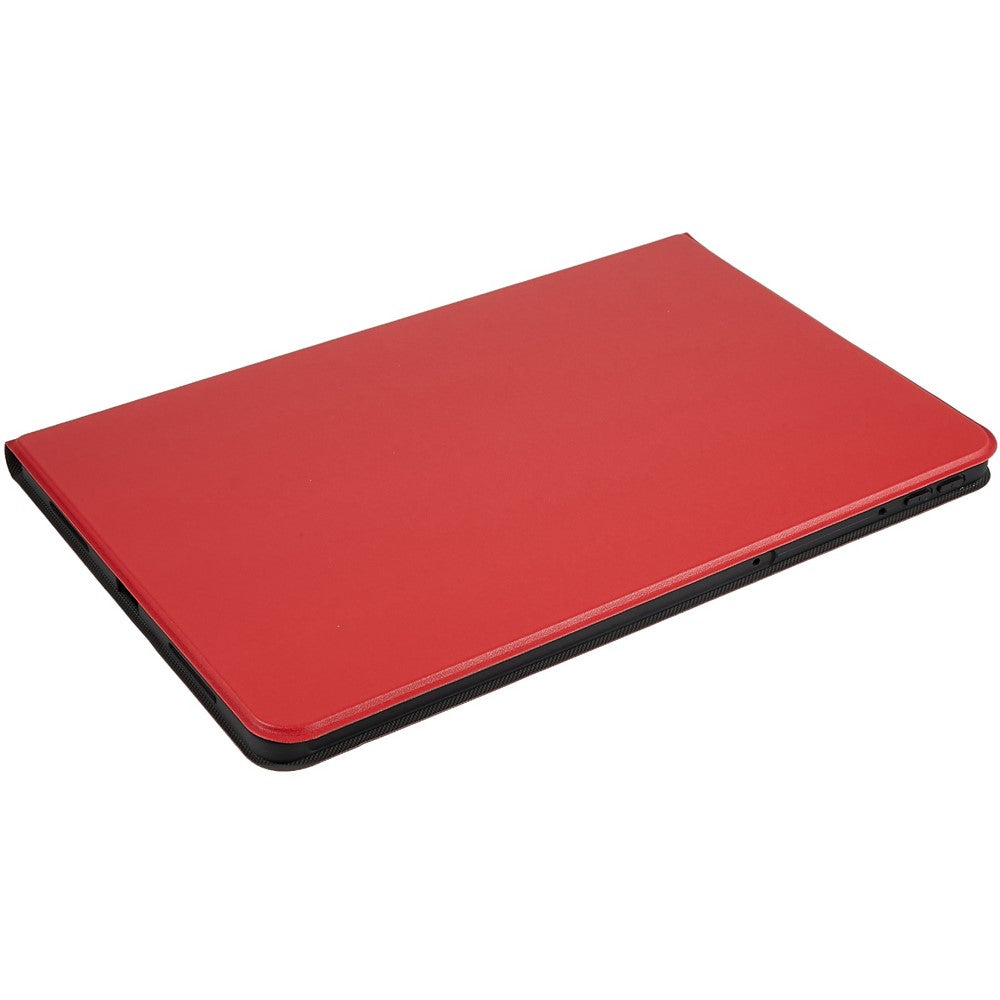 PU Leather Drop-proof Case for Lenovo Pad Pro 2022 11", Adjustable Stand Anti-Scratch Tablet Protective Cover - Red