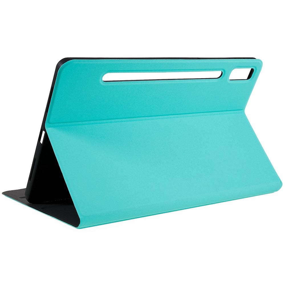PU Leather Drop-proof Case for Lenovo Pad Pro 2022 11", Adjustable Stand Anti-Scratch Tablet Protective Cover - Green