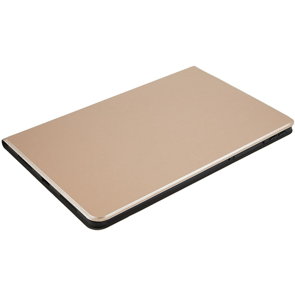 PU Leather Drop-proof Case for Lenovo Pad Pro 2022 11", Adjustable Stand Anti-Scratch Tablet Protective Cover - Gold